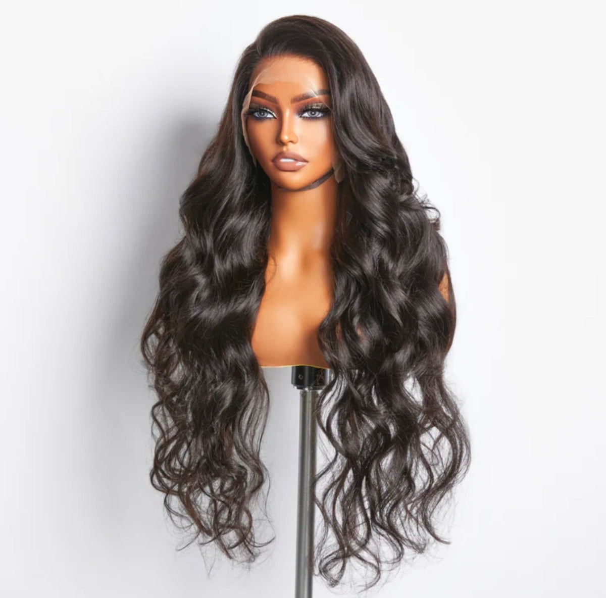 Hidden Passion Creations HD 13x6 Full Frontal Lace Wig – Body Wave, 200% Density