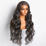 Hidden Passion Creations HD 13x6 Full Frontal Lace Wig – Body Wave, 200% Density