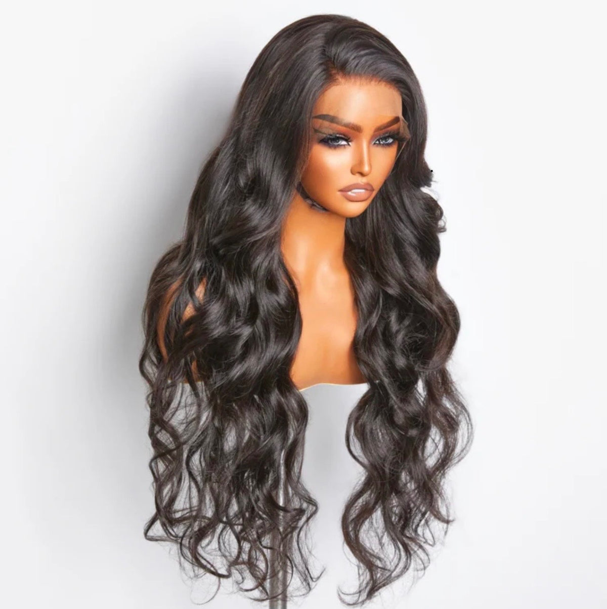 Hidden Passion Creations HD 13x6 Full Frontal Lace Wig – Body Wave, 200% Density