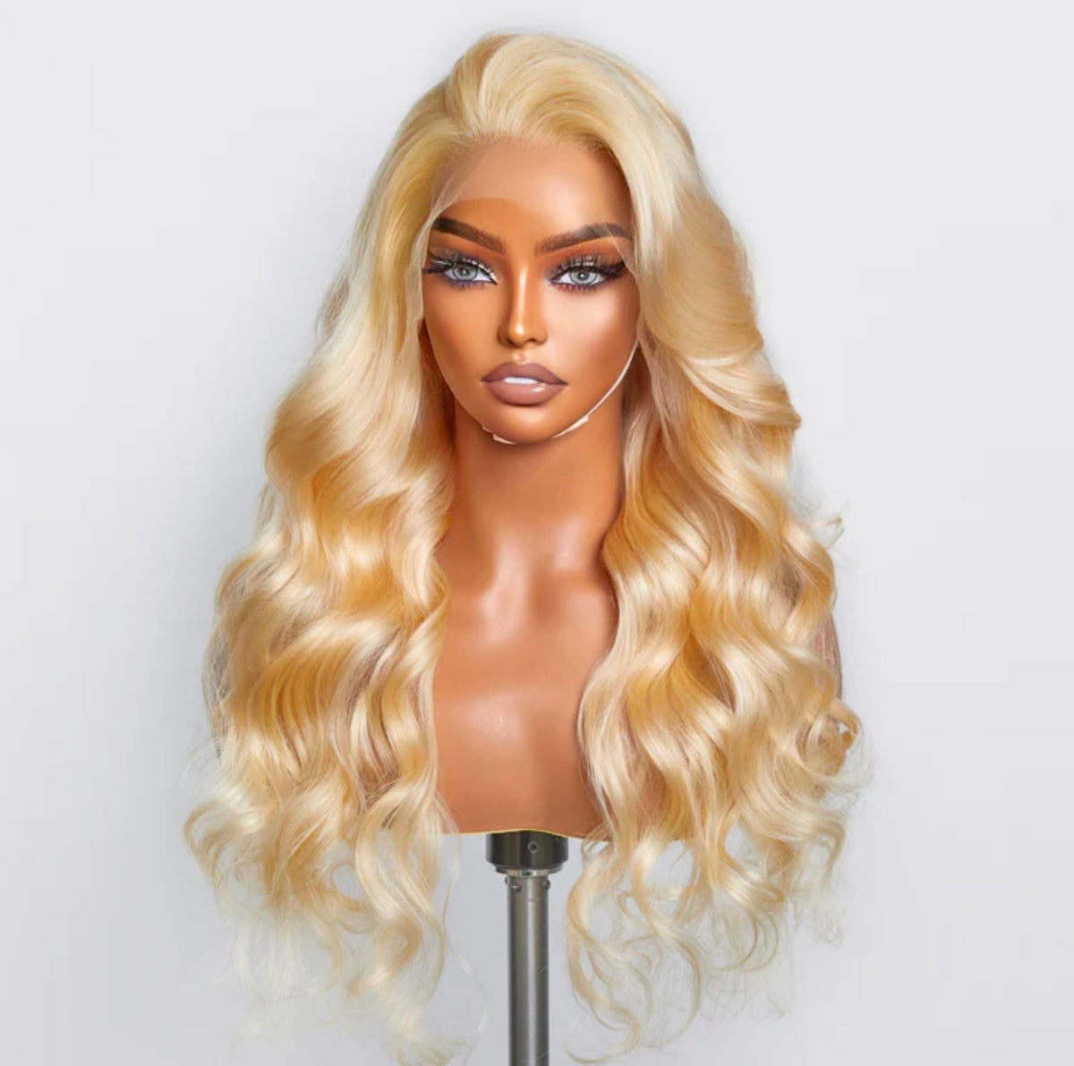Hidden Passion Creations 16-30 Inch Pre-Plucked 13"x4" #613 Body Wave Lace Frontal Wig – 150% Density, 100% Human Hair