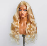 Hidden Passion Creations 16-30 Inch Pre-Plucked 13"x4" #613 Body Wave Lace Frontal Wig – 150% Density, 100% Human Hair