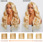 Hidden Passion Creations 16-30 Inch Pre-Plucked 13"x4" #613 Body Wave Lace Frontal Wig – 150% Density, 100% Human Hair